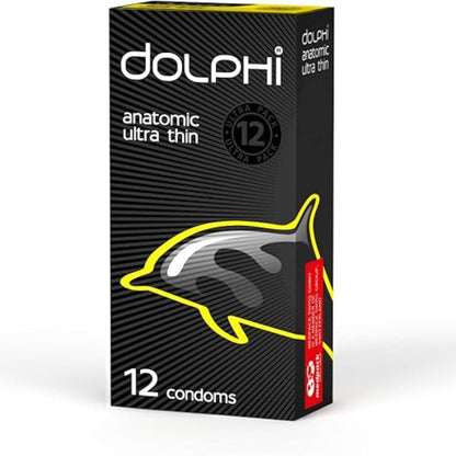 Dolphi Anatomic Ultra Thin Condoms 12 Pieces