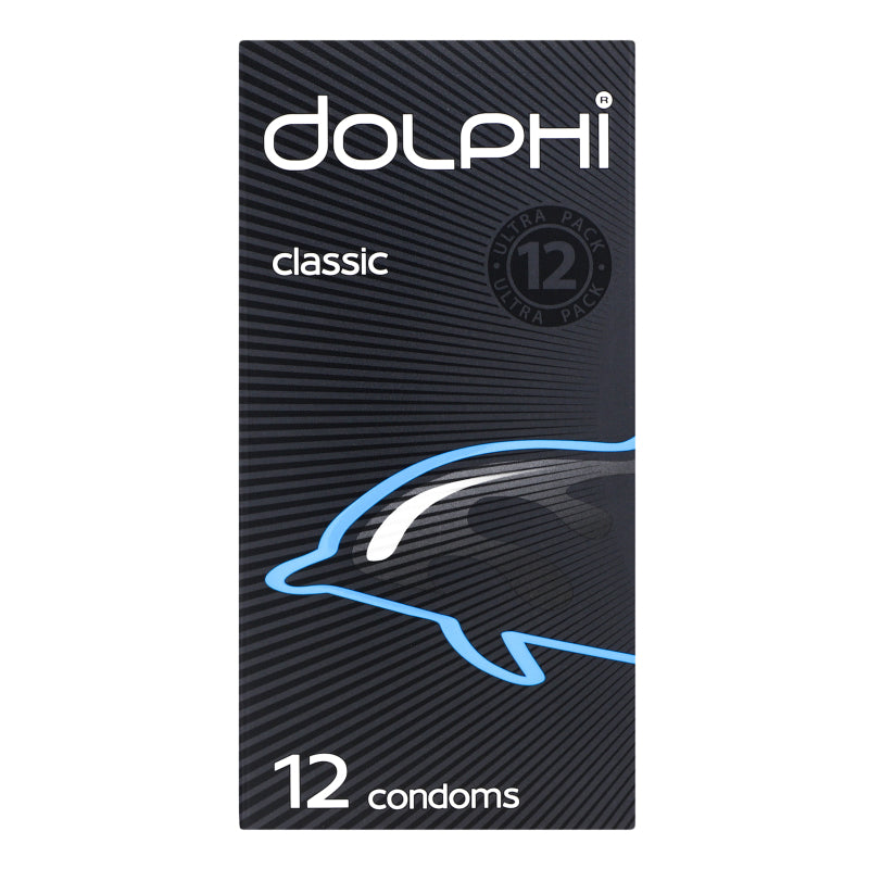 Dolphi Anatomic Ultra Thin Lat0 Condoms, 12 Pieces