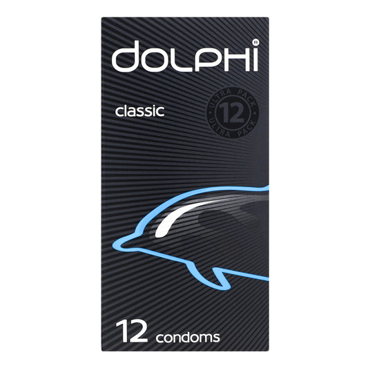 Dolphi Anatomic Ultra Thin Lat0 Condoms, 12 Pieces