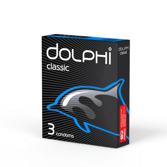 Dolphi Classic Condoms, 3 Pieces