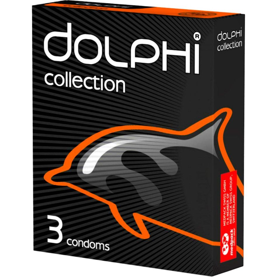 Dolphi Collection Condoms, 3 Pieces