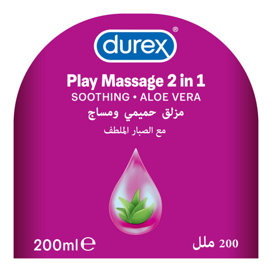 Durex Play 2 In 1 Soothing Aloe Vera Gel 200Ml