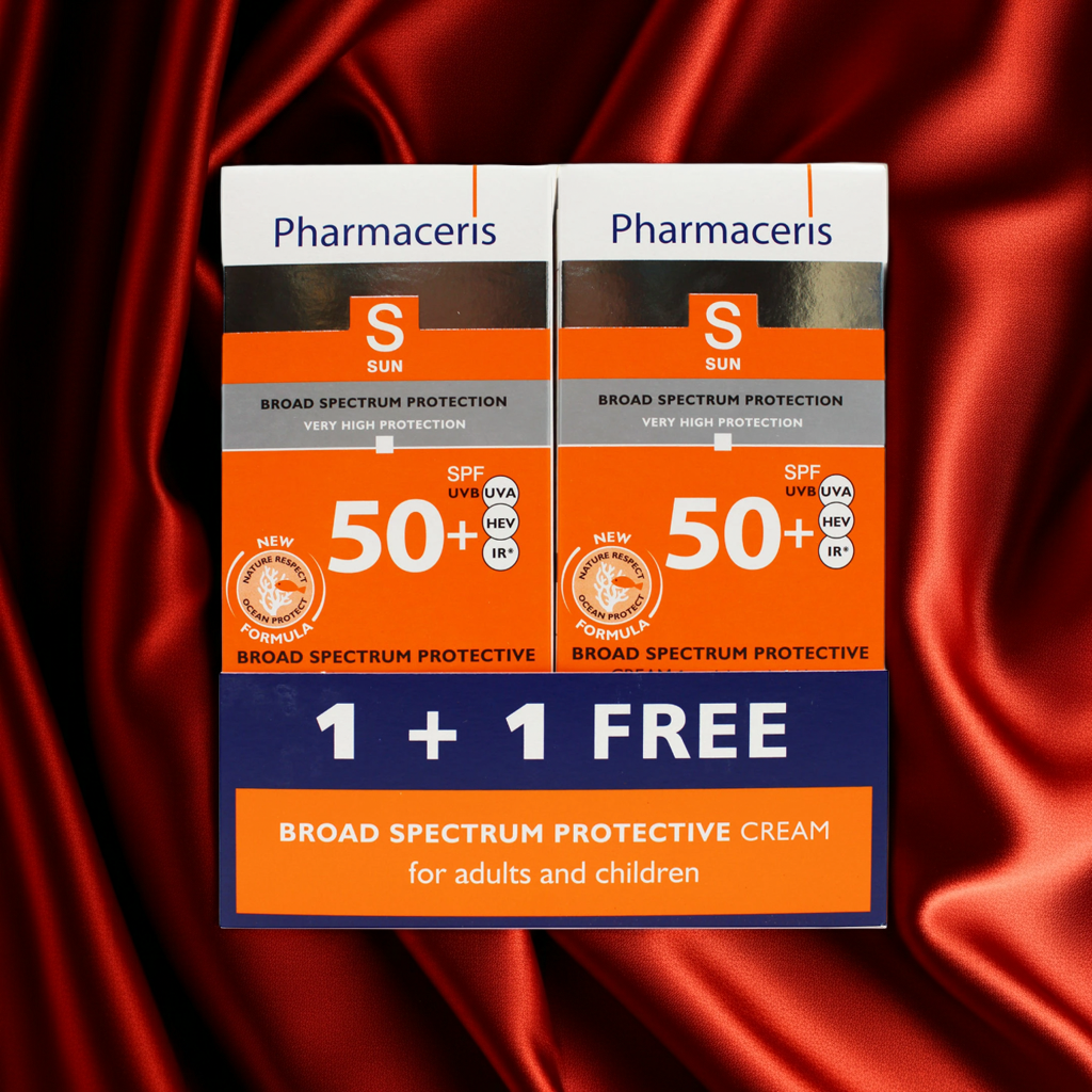 Pharmaceris Broad Spectrum Sun Protection Cream Spf 50,50ml (1 + 1 Free)