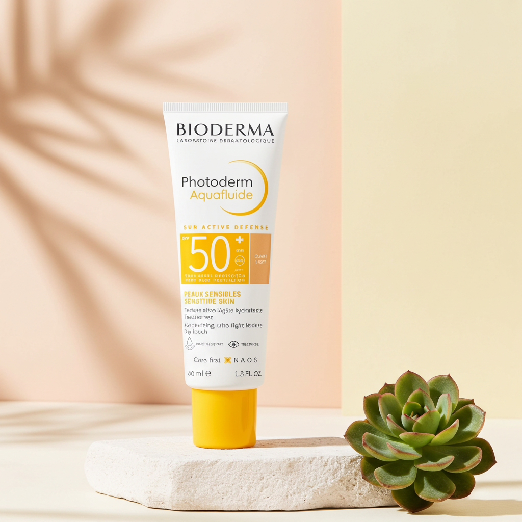 Bioderma Photoderm Aquafluide Water-Resistant SPF50+ Facial Sunscreen 40ml Claire (Light)