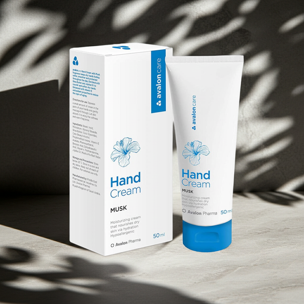 Avaloncare Hand Cream with Musk Fragrance 50ml
