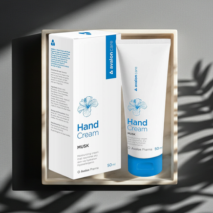 Avaloncare Hand Cream with Musk Fragrance 50ml