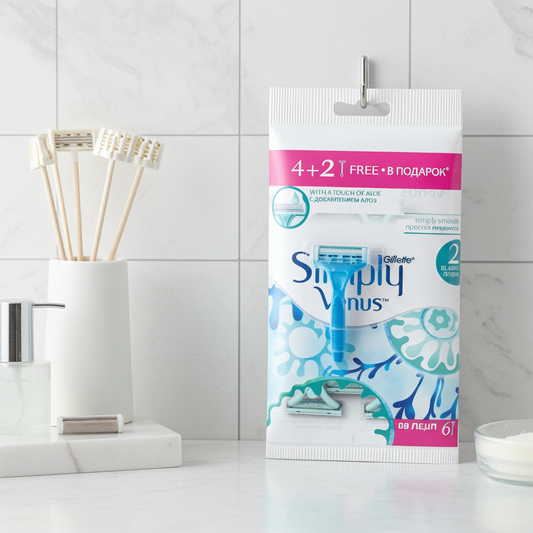 Gillette Simply Venus Disposable Razors 4+2 (6S)