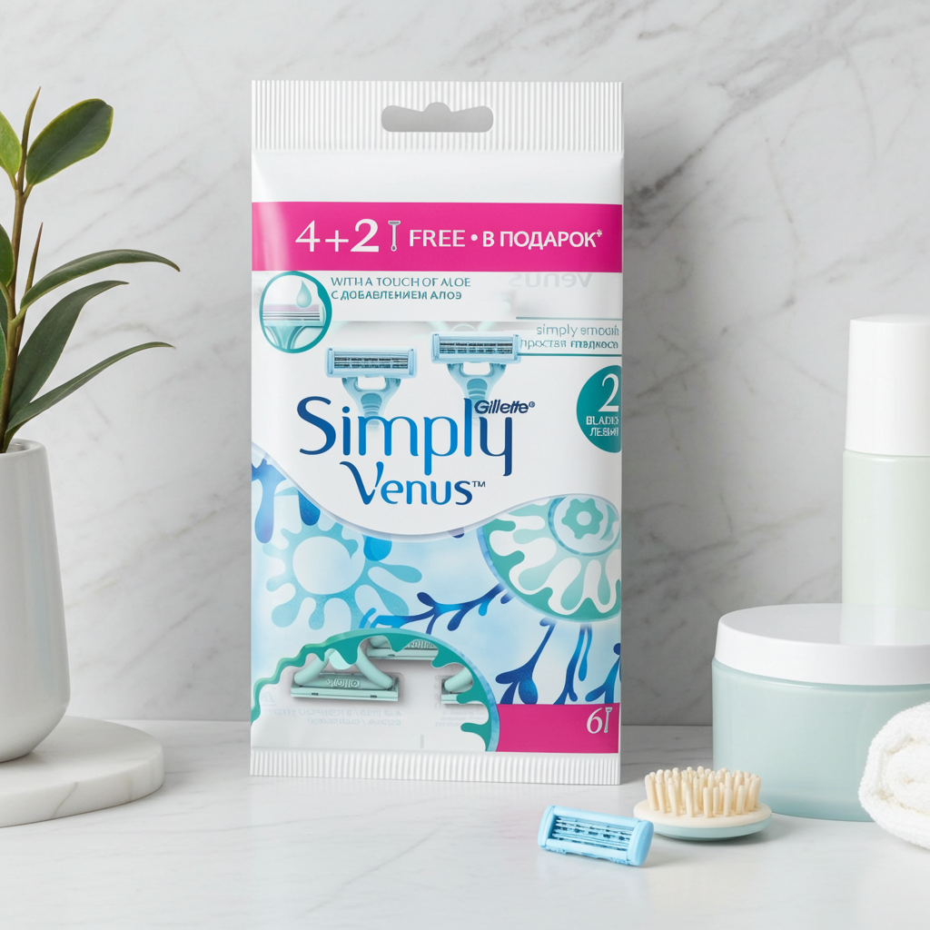 Gillette Simply Venus Disposable Razors 4+2 (6S)