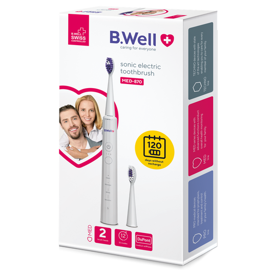 B.Well Sonic Electric Toothbrush White (MED-870)
