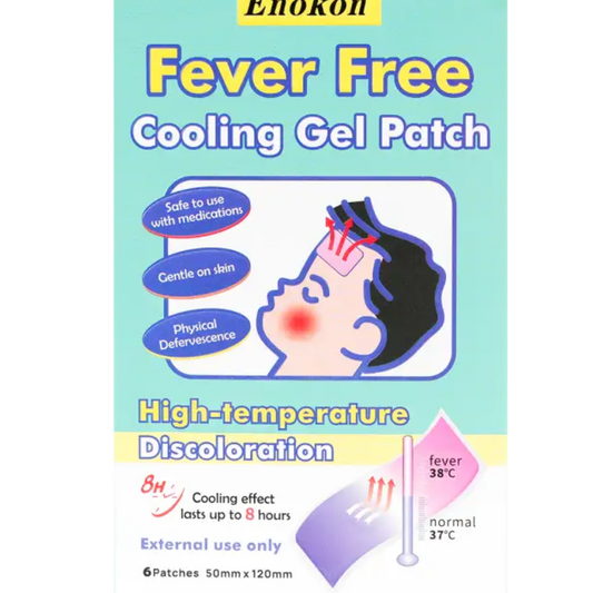 Enokon Fever Cooling Patch, 6 Pieces