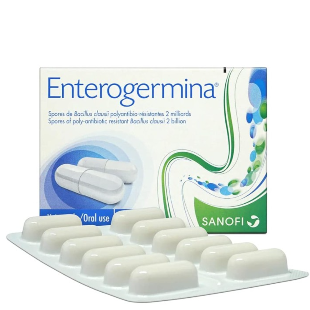 Enterogermina Probiotic Supplement, 12 Capsules
