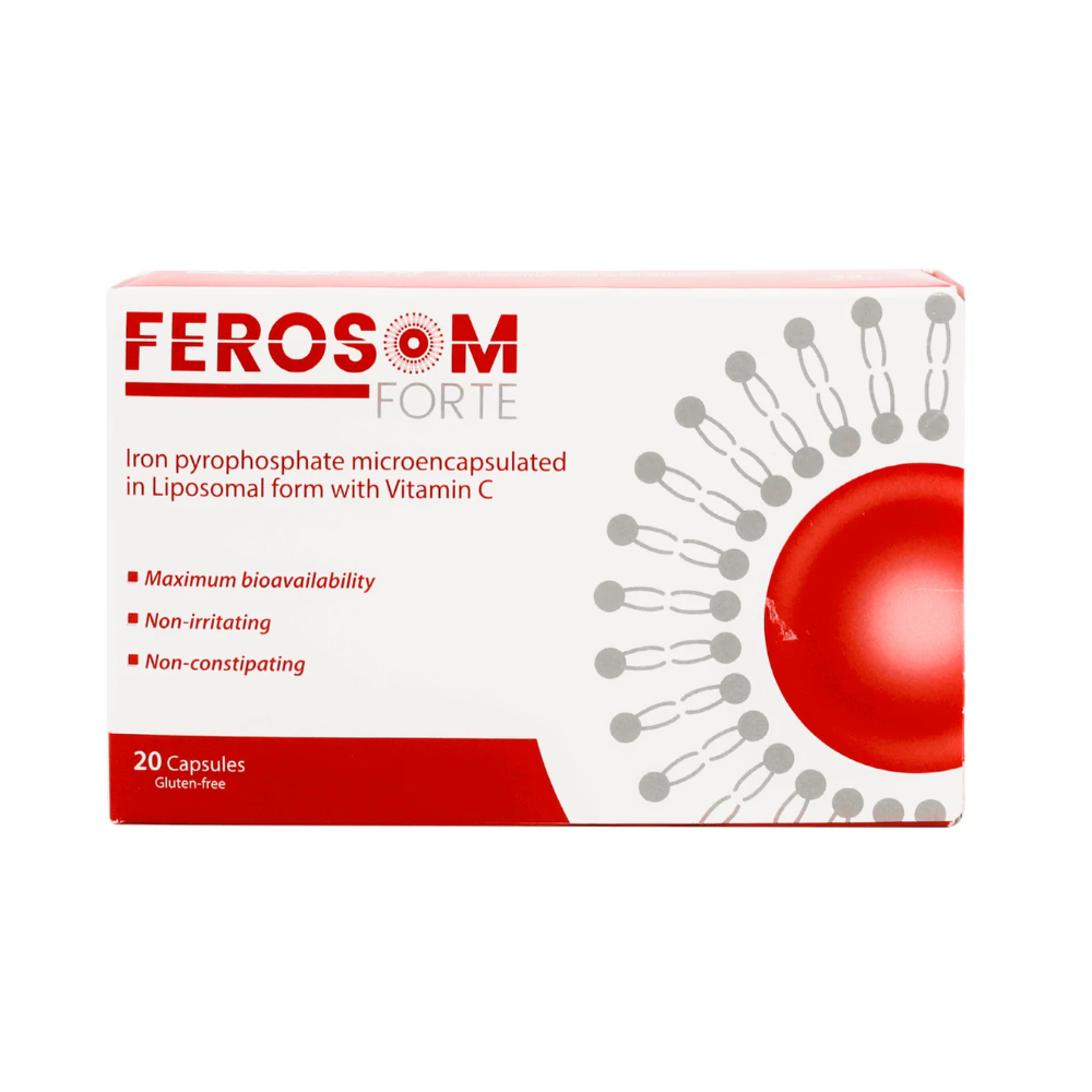 Ferosom Fort Capsules, 20 Capsules