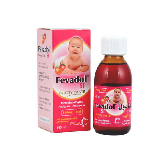 Fevadol Sugar Free Syrup 145 Ml
