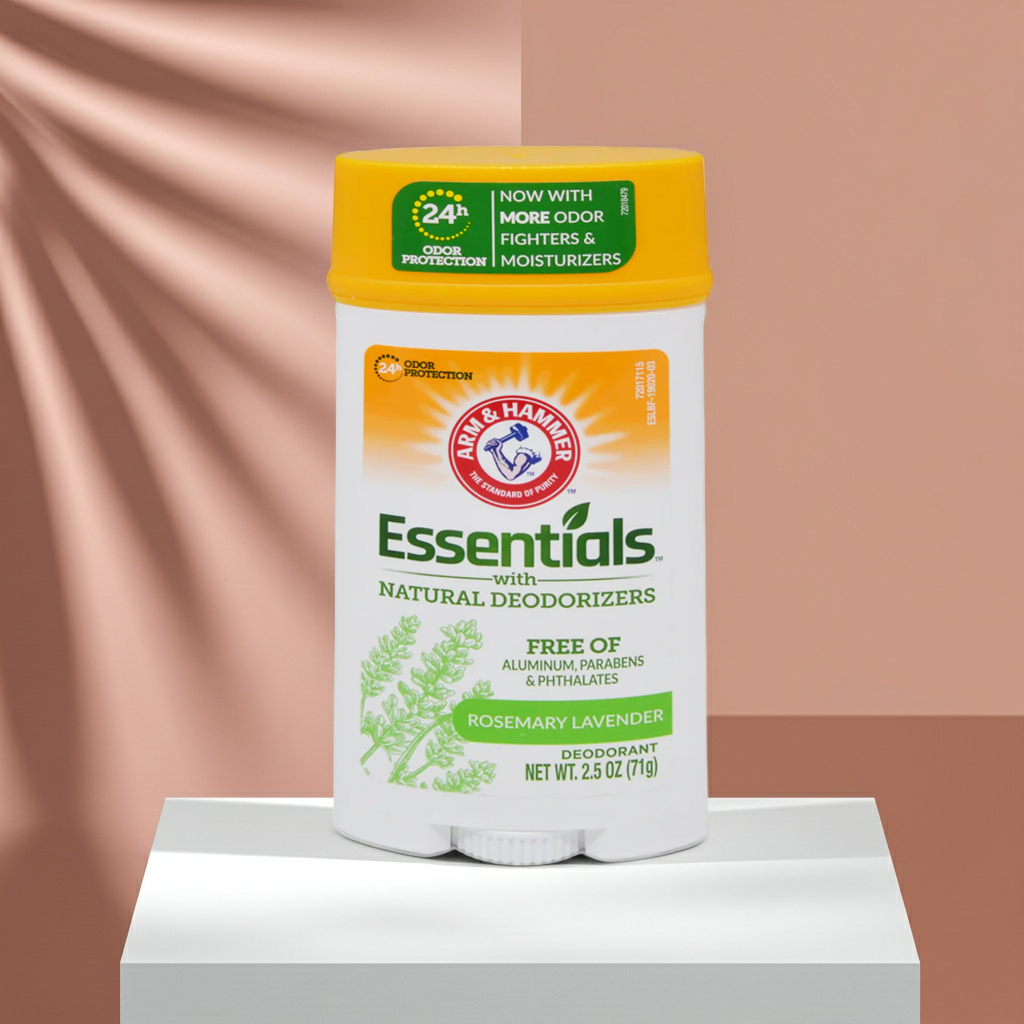 Arm & Hammer Essentials Slim Rosemary & Lavender Deodorant Stick 71g