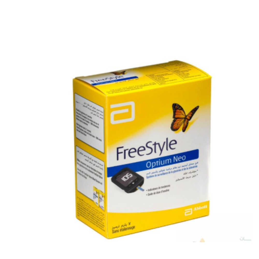 Freestyle Optium Neo Blood Glucose & Ketone Meter Monitor, Black