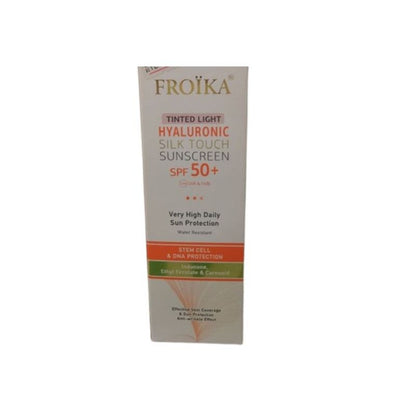 Froika Hyaluronic Silk Touch SPF 50+ Light Tinted Sunscreen with Hyaluronic Acid, 50ml