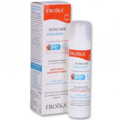 Froika Suncare Emulsion SPF 50+ Very High Protection Sunscreen for Normal, Combination & Oily Skin, 50ml