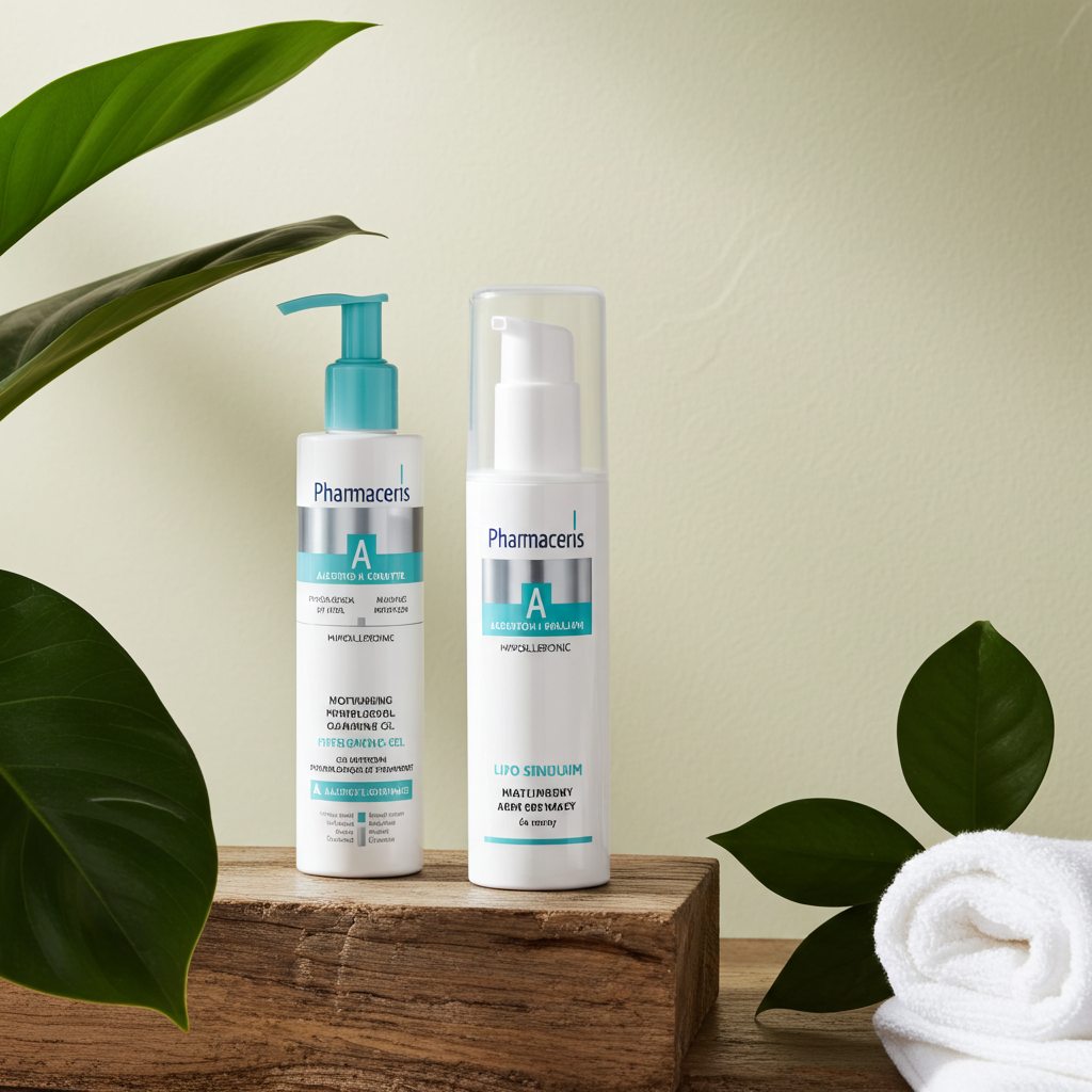 Pharmaceris A Lipo-Sensilium Nourishing Cream 50 ml + Physio-Gel Cleansing Gel 190 ml Offer Pack