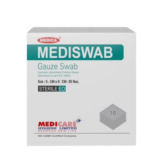 Gauze Swab Str 5*5Cm 8Ply 50X2"S(Medicare)