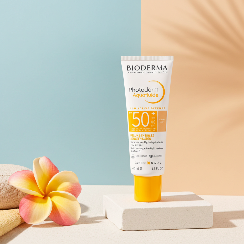 Bioderma Photoderm Aquafluide SPF50+ Water-Resistant Sunscreen Claire Light, 40ml