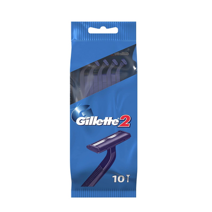 Gillette 2 Disposable Razors 10S