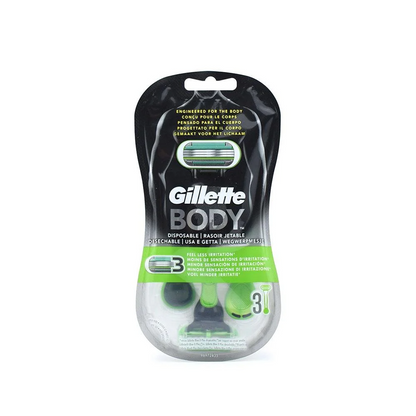 Gillette Body Men Disposable Razors 3S Pack