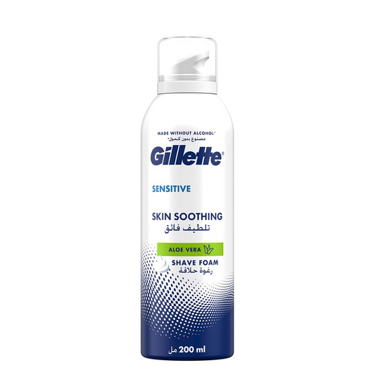 Gillette Senstive Soothing Foam 200Ml New