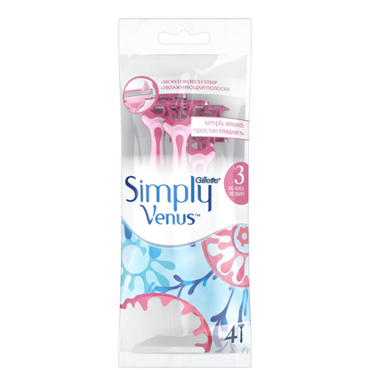 Gillette Simply Venus 3 Disposable Razors 4S