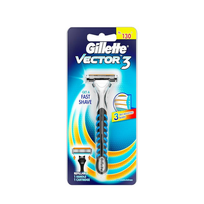Gillette Vector Razor Blades 3S