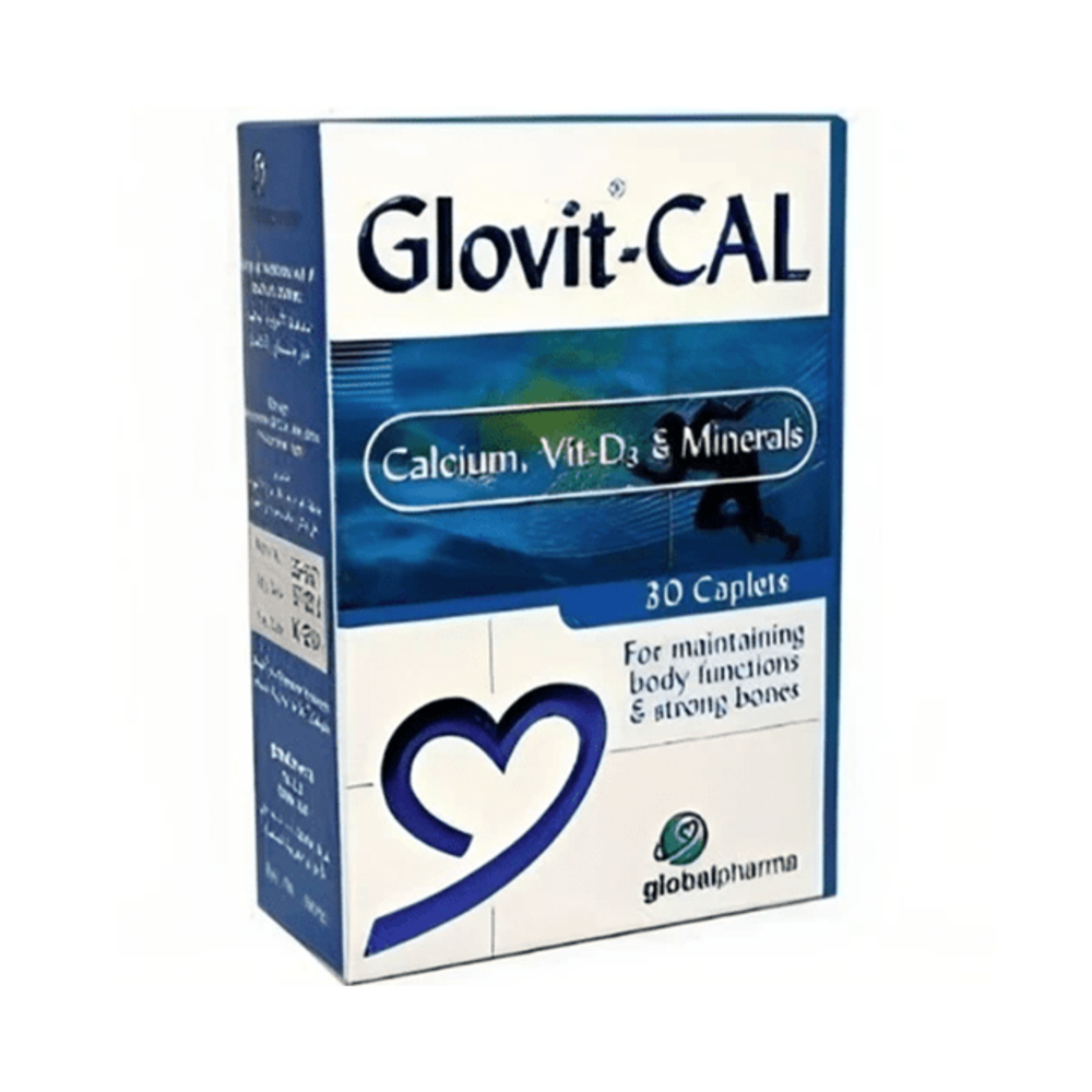Glovit Cal Bone Support Supplement With Calcium, Vitamin D3 & Minerals