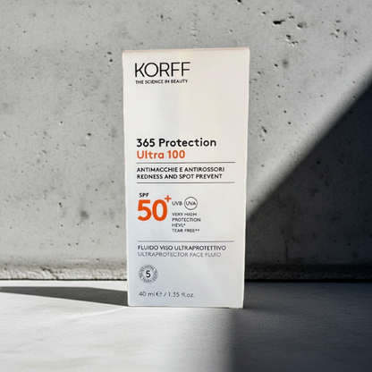 Korff 365 Protection Ultra 100 Dark Spot Prevention Face Fluid SPF50+ 40ml