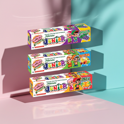 Mu'min Junior Tutti Fruity Toothpaste 7+ Months 50ml