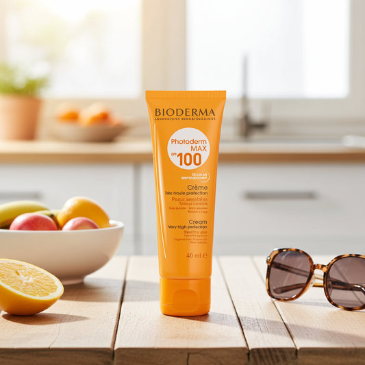 Bioderma Photoderm Max Hypoallergenic Water-Resistant SPF 100 Tinted Sunscreen for Sensitive Skin, 40ml