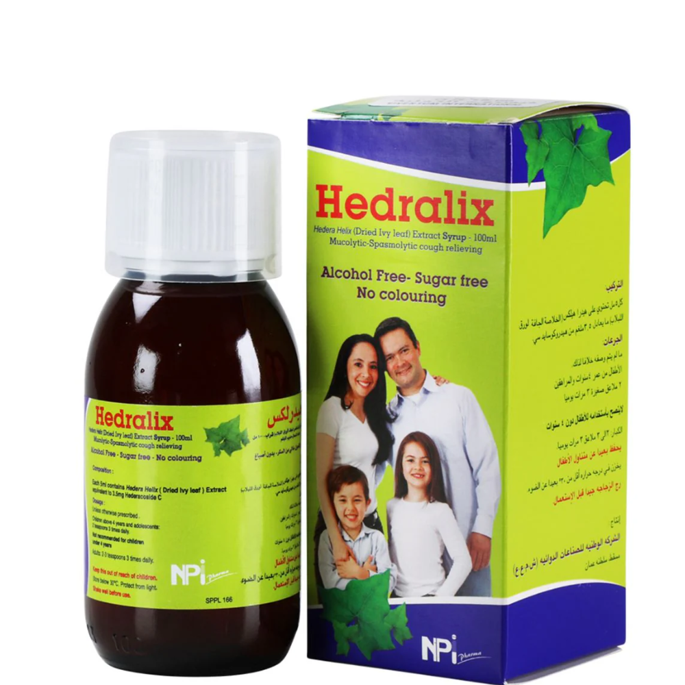 Hedralix Cough Syrup 100ml – Effective Relief from Cough & Respiratory Discomfort