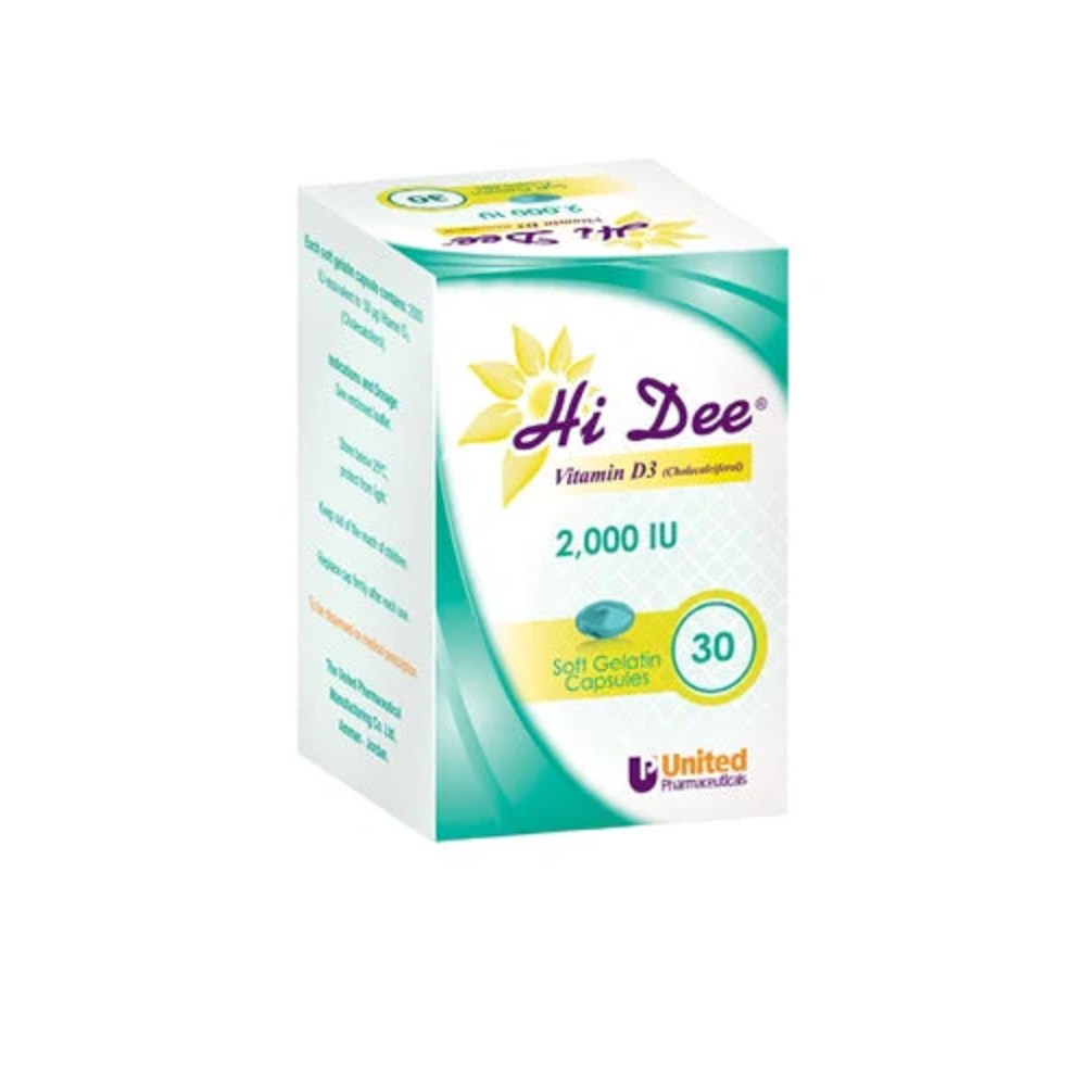 Hi Dee 2000 Iu 30 Capsules