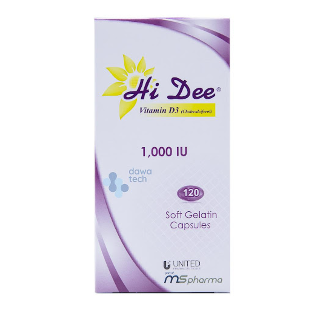 Hi-Dee Vitamin D-3, 1000 Iu, 120 Capsules