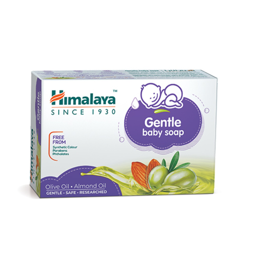 Himalaya Gentle Baby Soap 125g – Mild Herbal Soap for Soft, Healthy Baby Skin