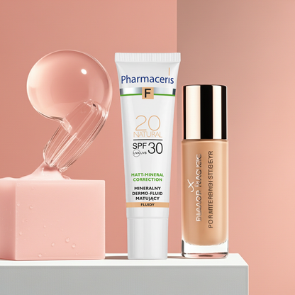 Pharmaceris F Mineral Matte Fluid Foundation SPF 30 Shade 20 Natural 30 ml