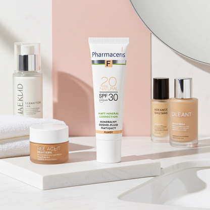 Pharmaceris F Mineral Matte Fluid Foundation SPF 30 Shade 20 Natural 30 ml