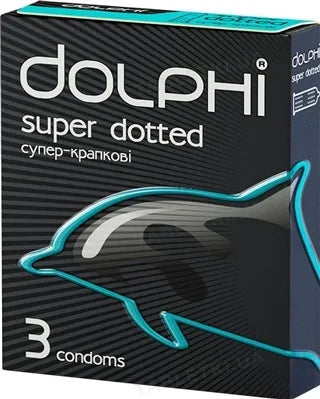 Dolphi Super Dotted Condoms 3 Pieces