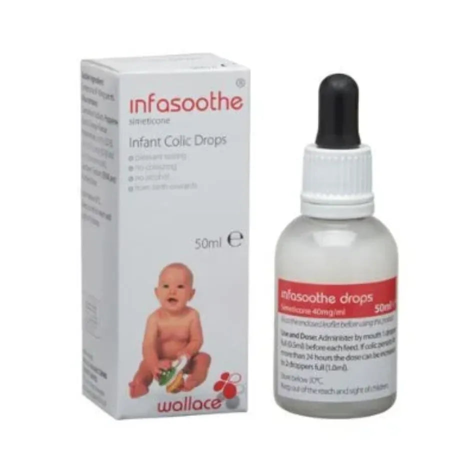 Infasoothe Simethicone Colic & Wind Relief Drops 50ml – Fast, Gentle Relief for Babies