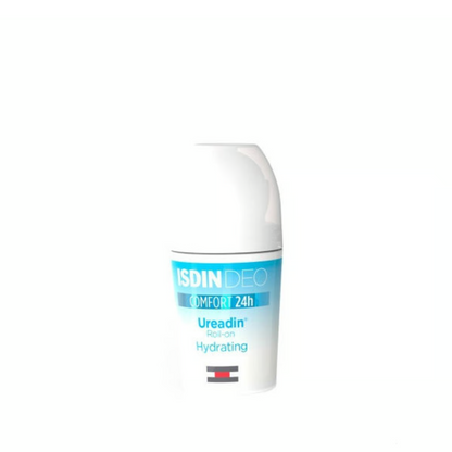 ISDIN Ureadin Moisturising Deodorant Roll-On 50ml – 24H Protection & Skin Hydration