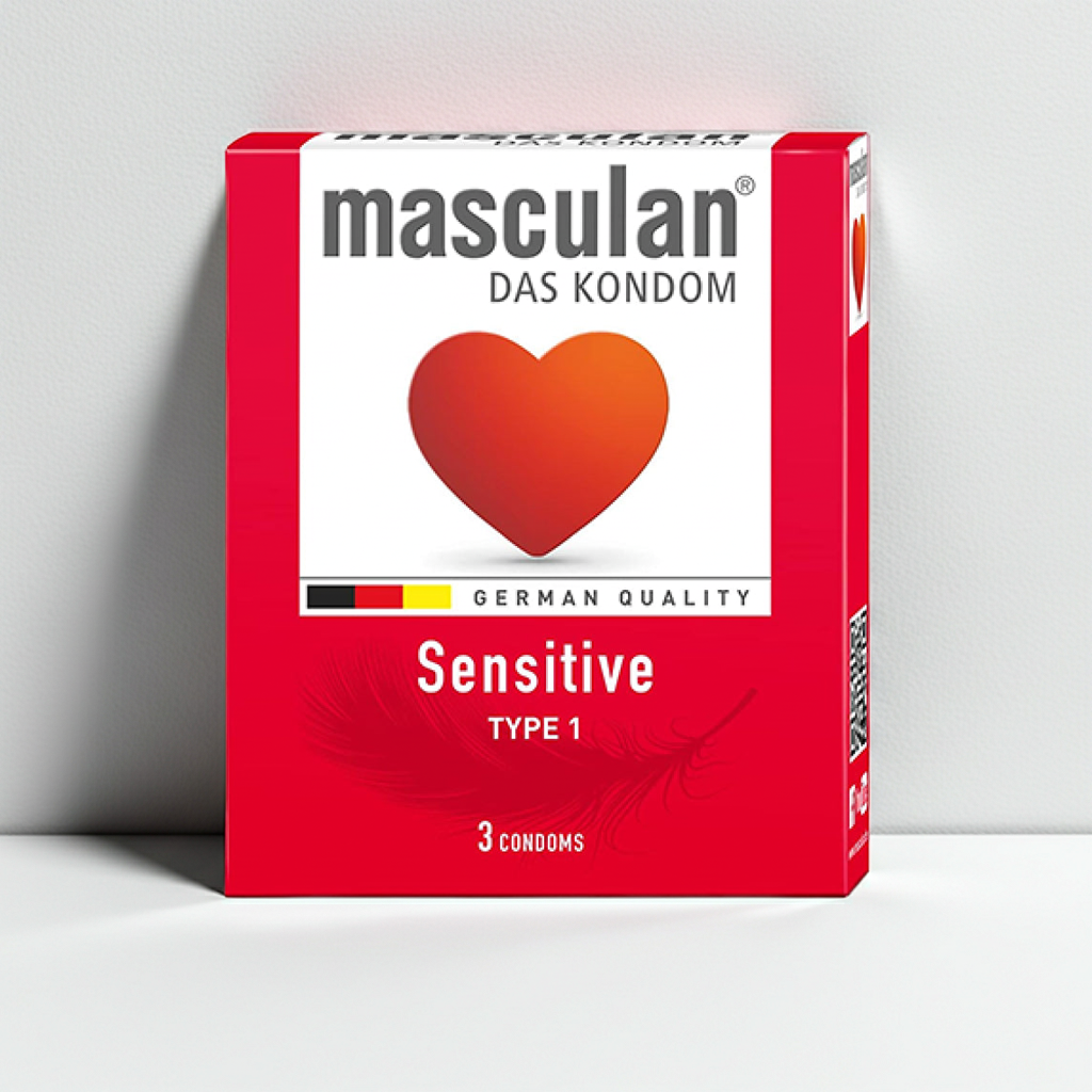 Masculan Sensitive No.1 Ultra-Soft Condoms – 3 Pack