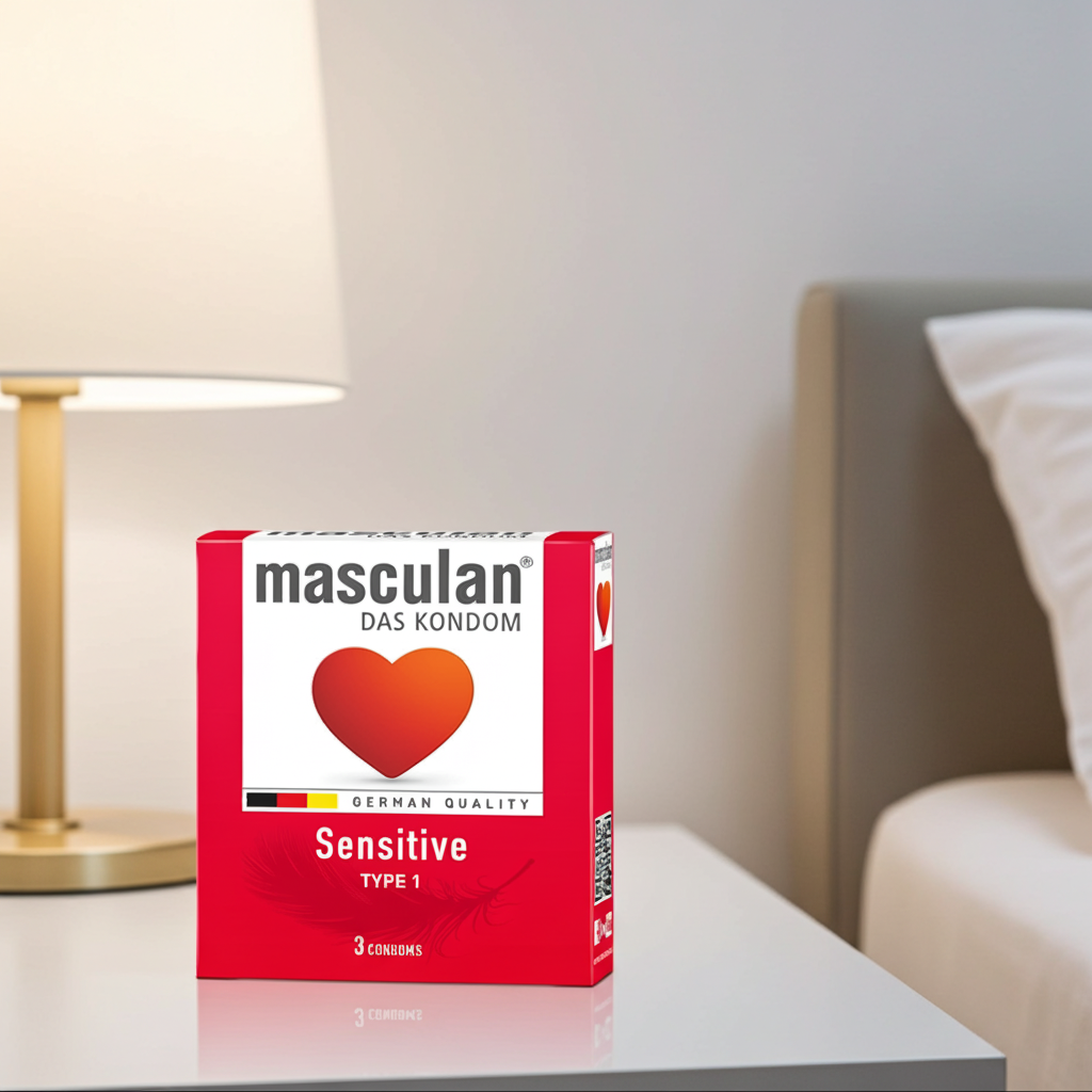 Masculan Sensitive No.1 Ultra-Soft Condoms – 3 Pack