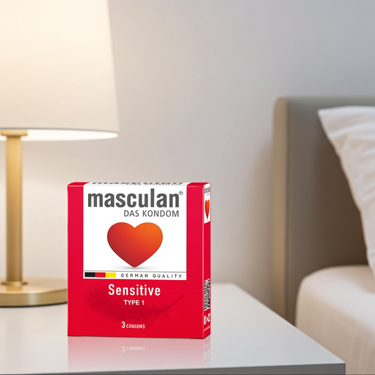 Masculan Sensitive No.1 Ultra-Soft Condoms – 3 Pack