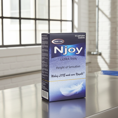 Njoy Condoms Ultra Thin, 12 Counts