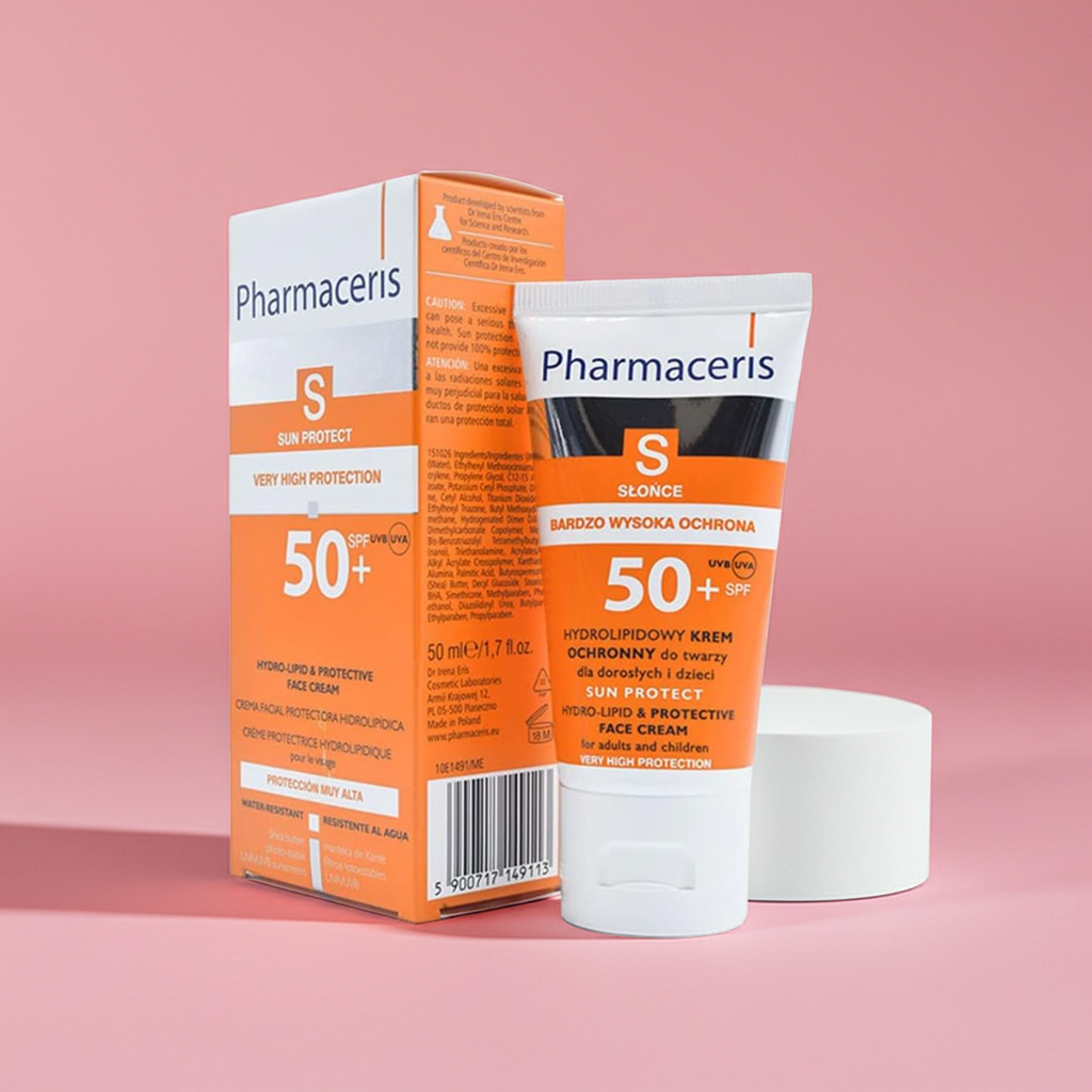 Pharmaceris A Hydro-Sensilium Hydrolipid & Protective Face Cream SPF 50 50 ml