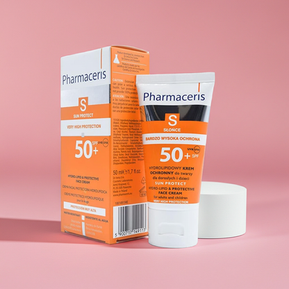 Pharmaceris A Hydro-Sensilium Hydrolipid & Protective Face Cream SPF 50 50 ml