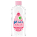 Johnson's Baby Oil 200ml – Gentle Moisturising Oil for Baby's Soft & Smooth Skin