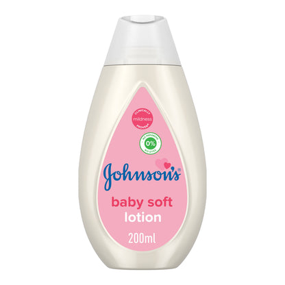 Johnson's Baby Soft Lotion 200ml – 24-Hour Moisturising Lotion for Baby's Delicate Skin